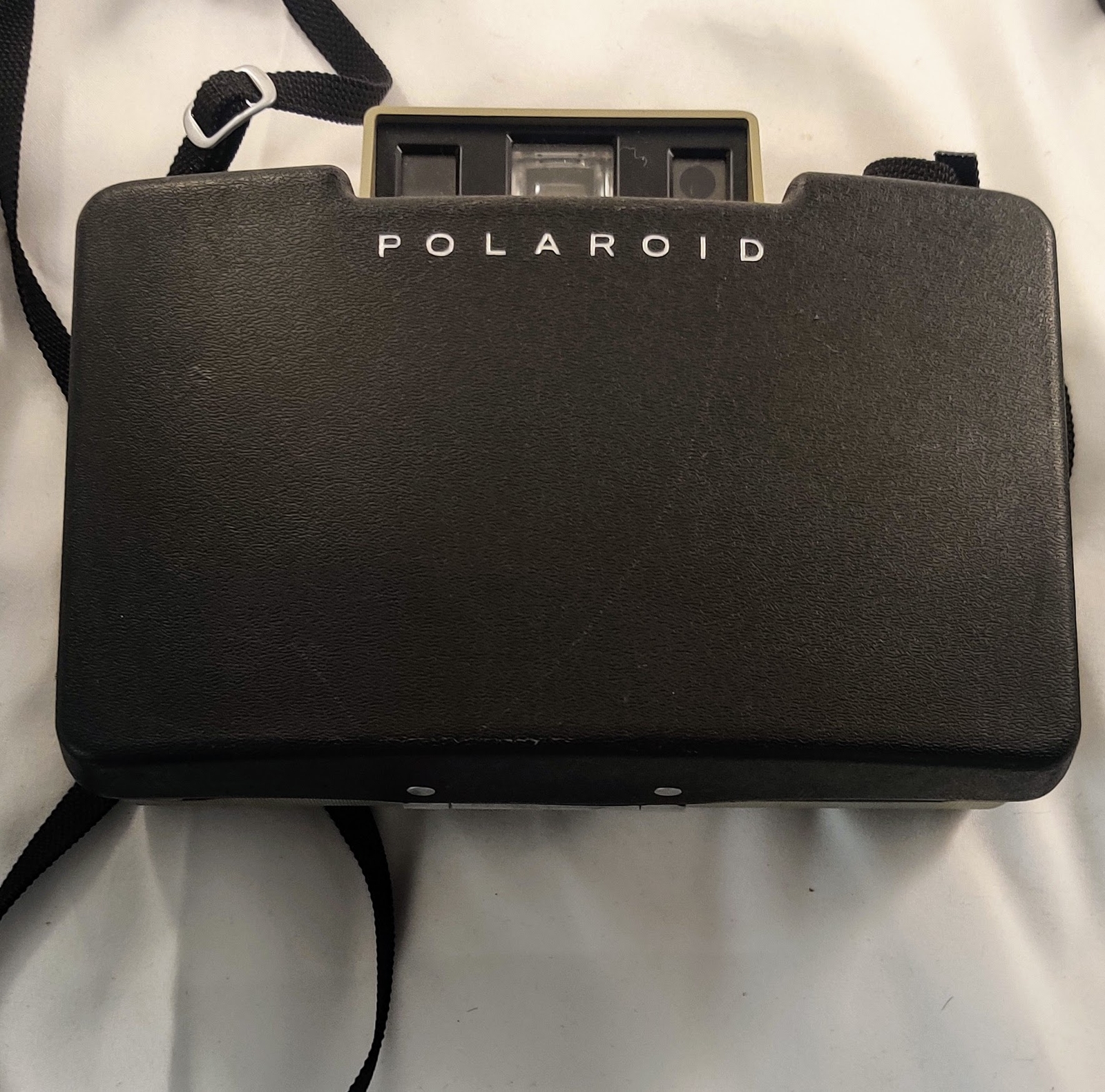 VINTAGE POLAROID COUNTDOWN M80 AUTO LAND CAMERA with Flash Assembly..(Untested)