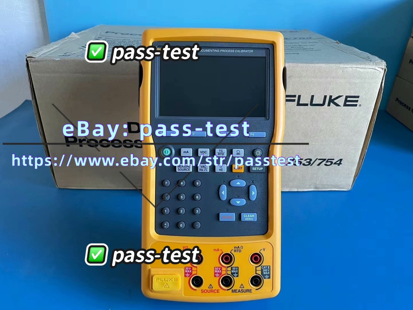 NEW Fluke 754 Documenting Multifunction Process Calibrator HART/stock UPS or DHL