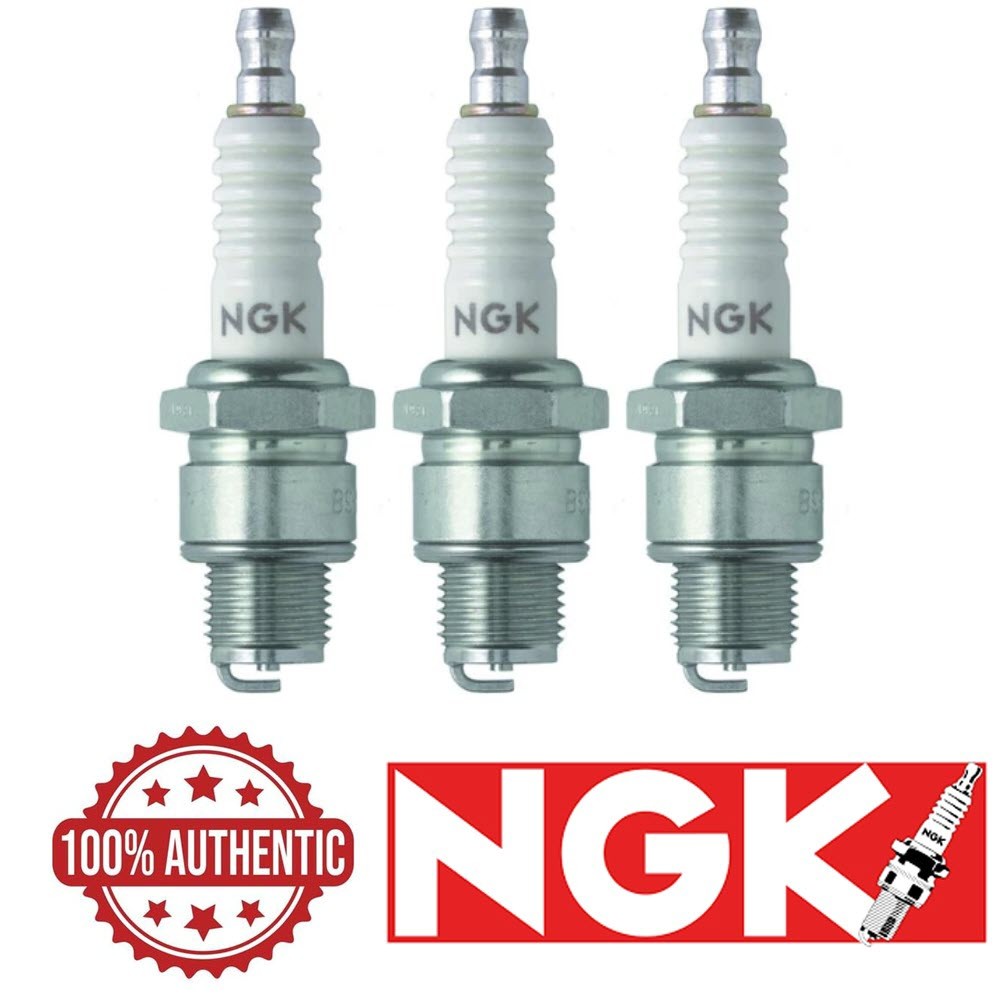 3x Genuine NGK BR8HS Spark Plugs b8hs Kawasaki Suzuki Ktm Yamaha 5510 rd350 oem