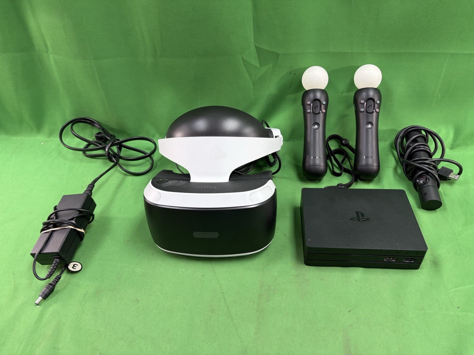 Sony PlayStation VR PS4 w/ Processor Unit - CUH-ZVR1 Tested (E17)