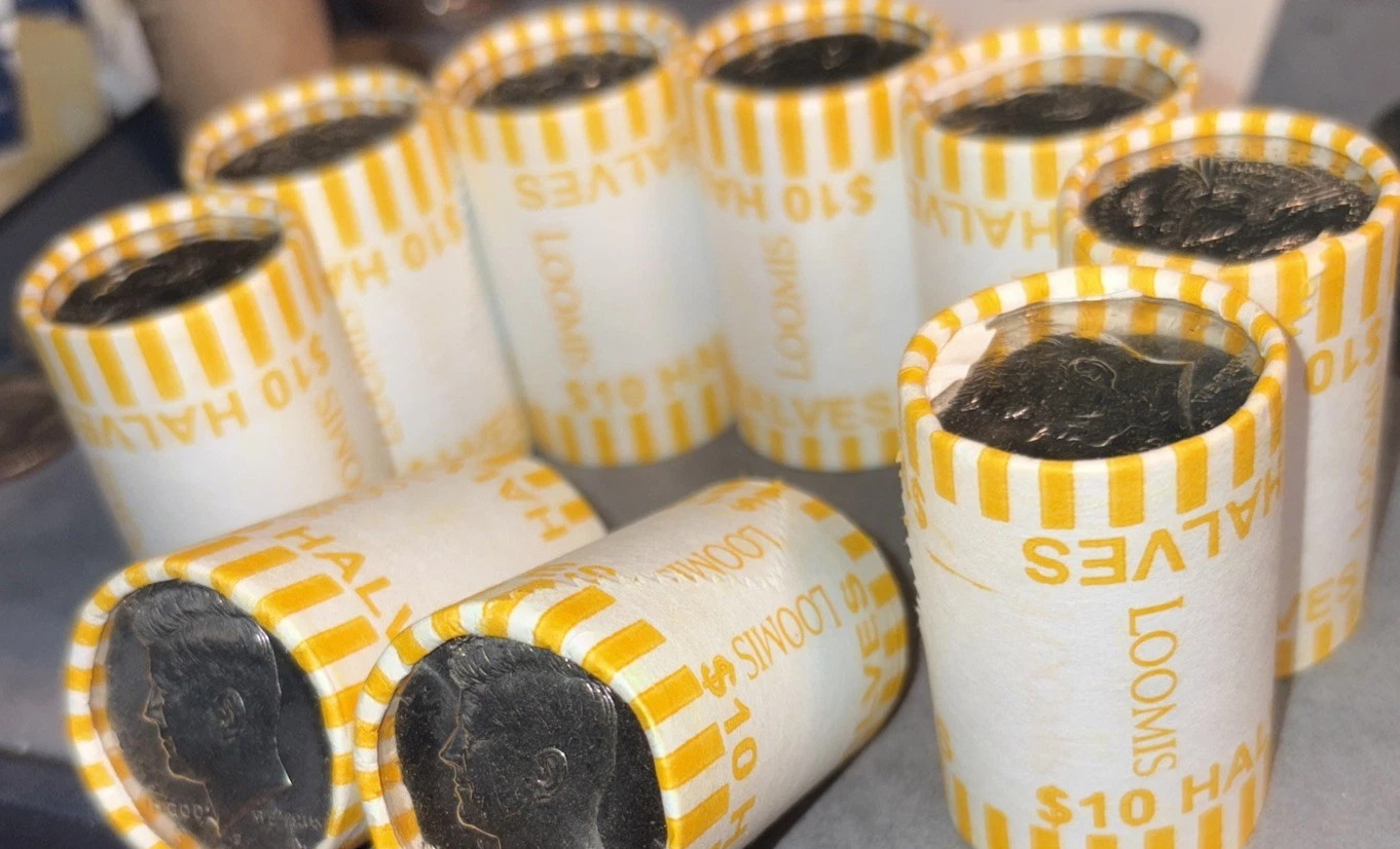 1993-D Kennedy Half Dollar 20-Coin Original bank Roll BU Free shipping!