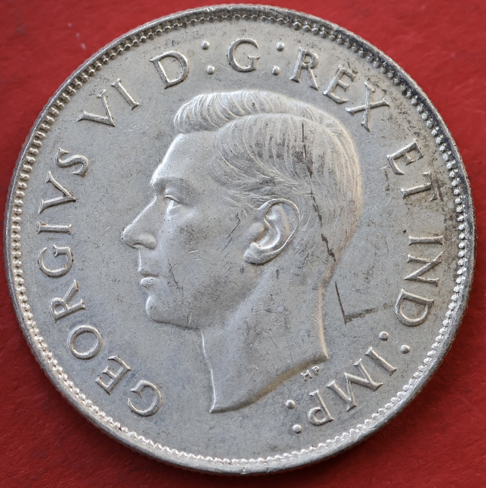 1947 Canada 50 Cents C7R - AU - Lot#10365