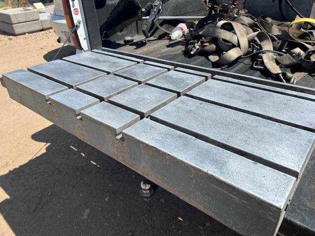 Aluminum T Slotted Table 20" x 41" CNC Mill, Milling Machine