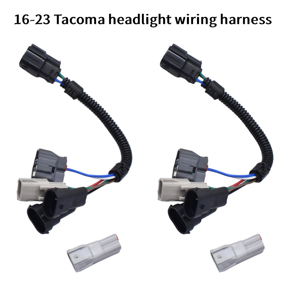2x For Toyota Tacoma 2016-2023 LED Headlights Conversion Harness Adapters Plug