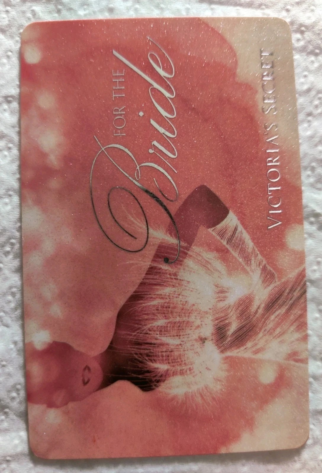 RARE VICTORIA SECRET  COLLECTIBLE CARD Bride Sparkling Victoria's
