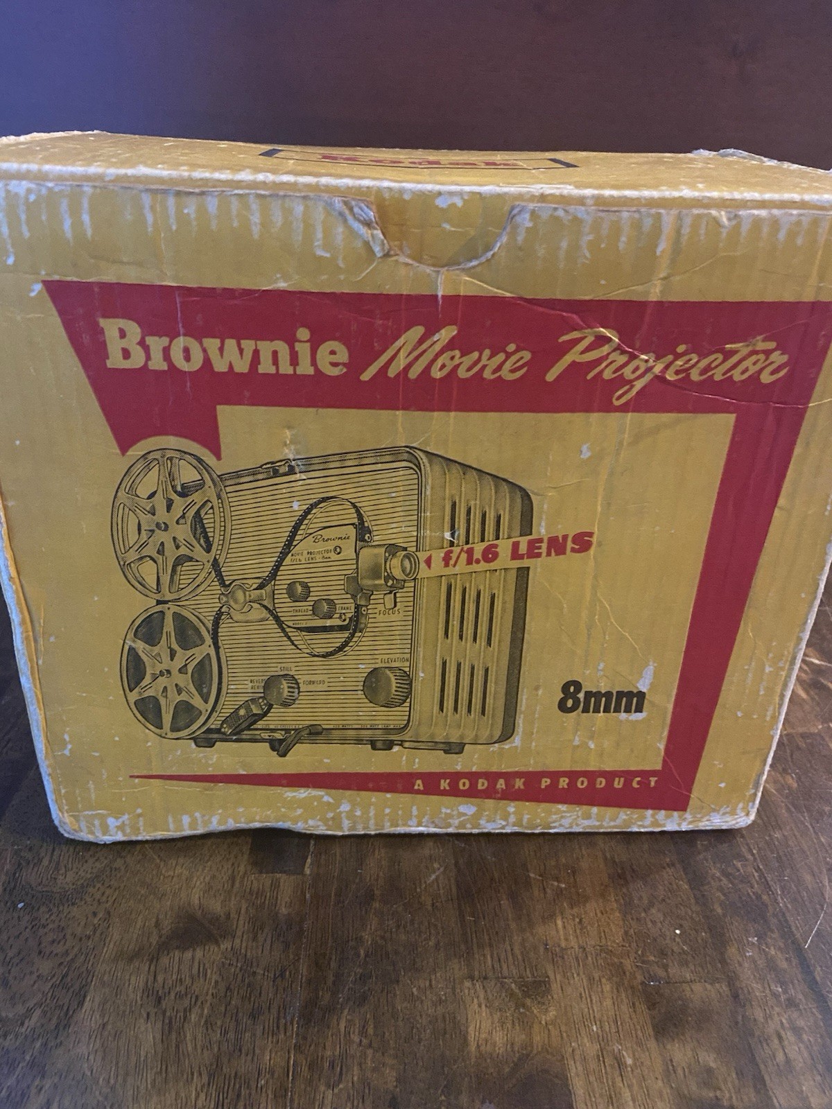 Vintage Kodak Brownie Movie Projector With Box
