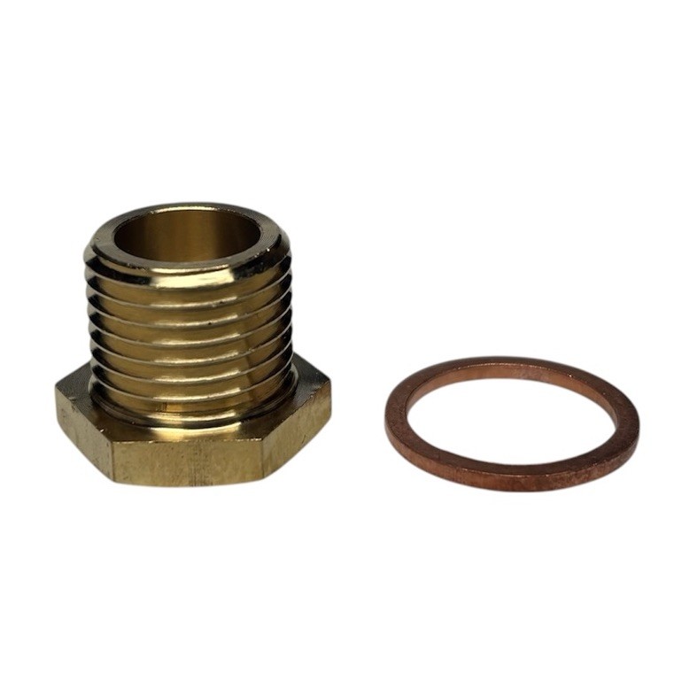 Oil Water Pressure Boost Temp Sensor Adapter Fitting Kit M16X1.5 to 1/8 NPT