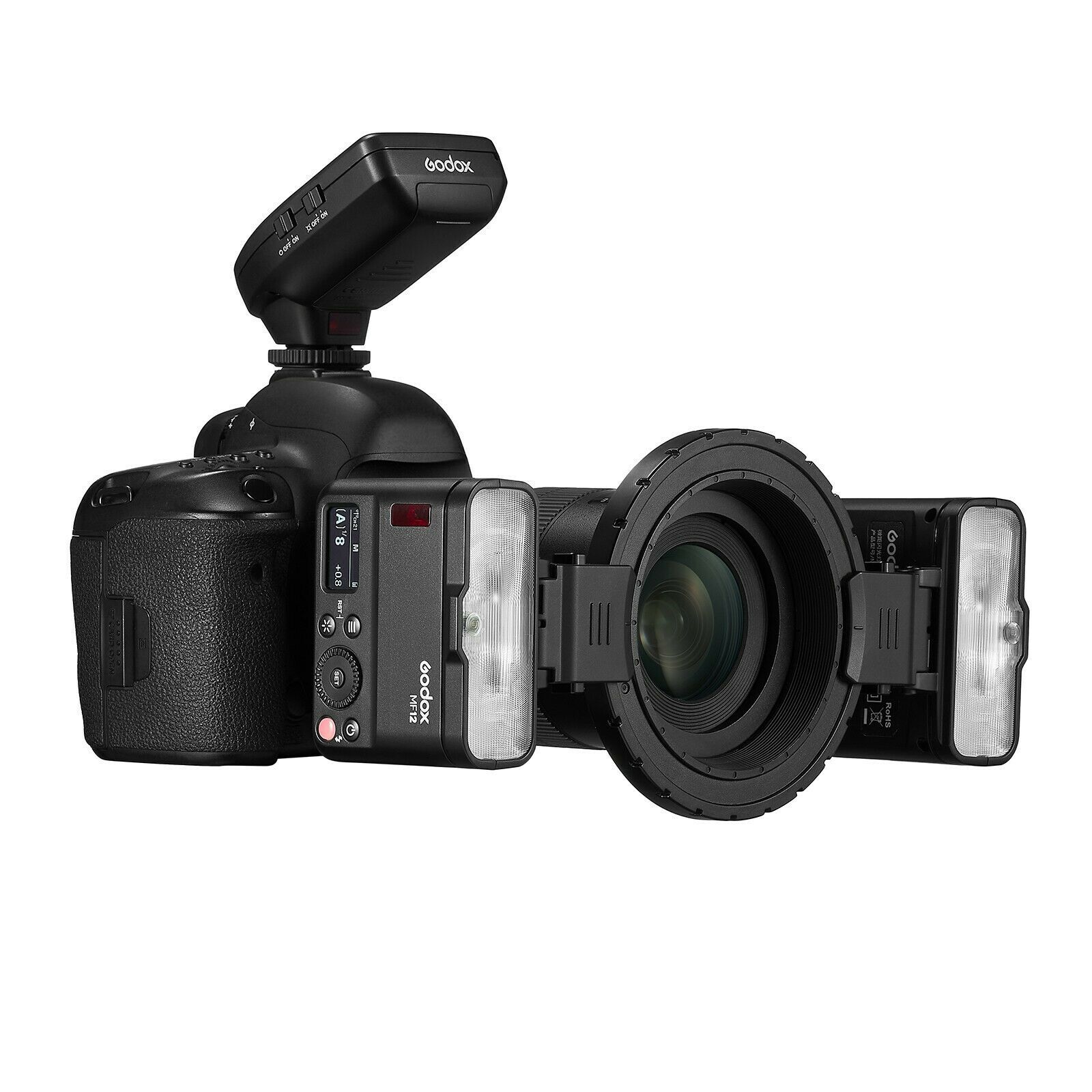 Godox MF12-K2 Macro Flash Speedlight 2.4G Wireless + XPro-N Trigger for Nikon