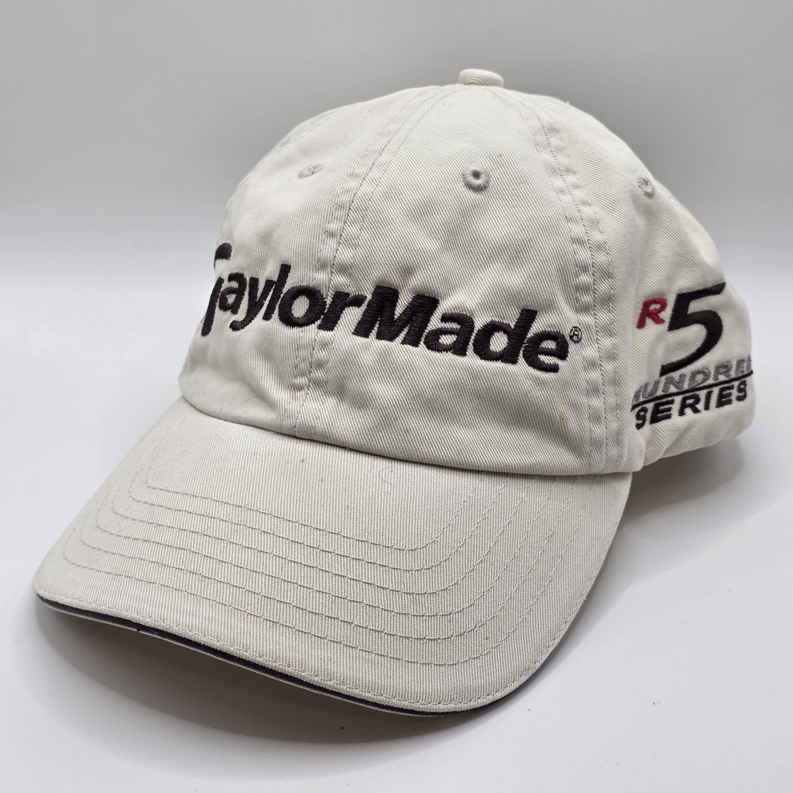 Taylor Made R 5 Hundred Series White Golf Cap 100% Cotton
