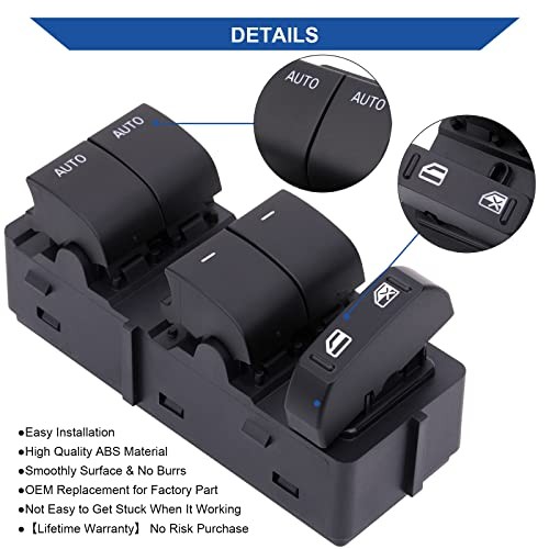 Power Window Control Switch Button Compatible with 2011-2014 Ford F-150