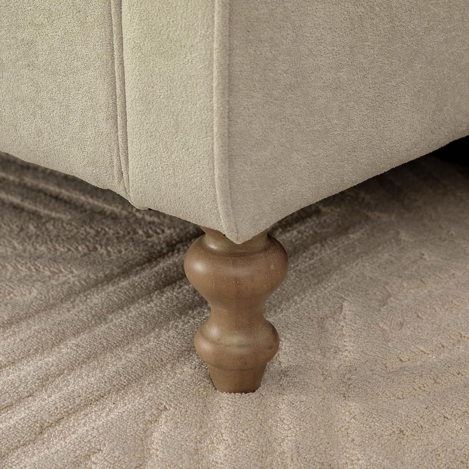 65.7" Modern Upholstered Storage Bench with Double Lids, Ottoman with Storage, O