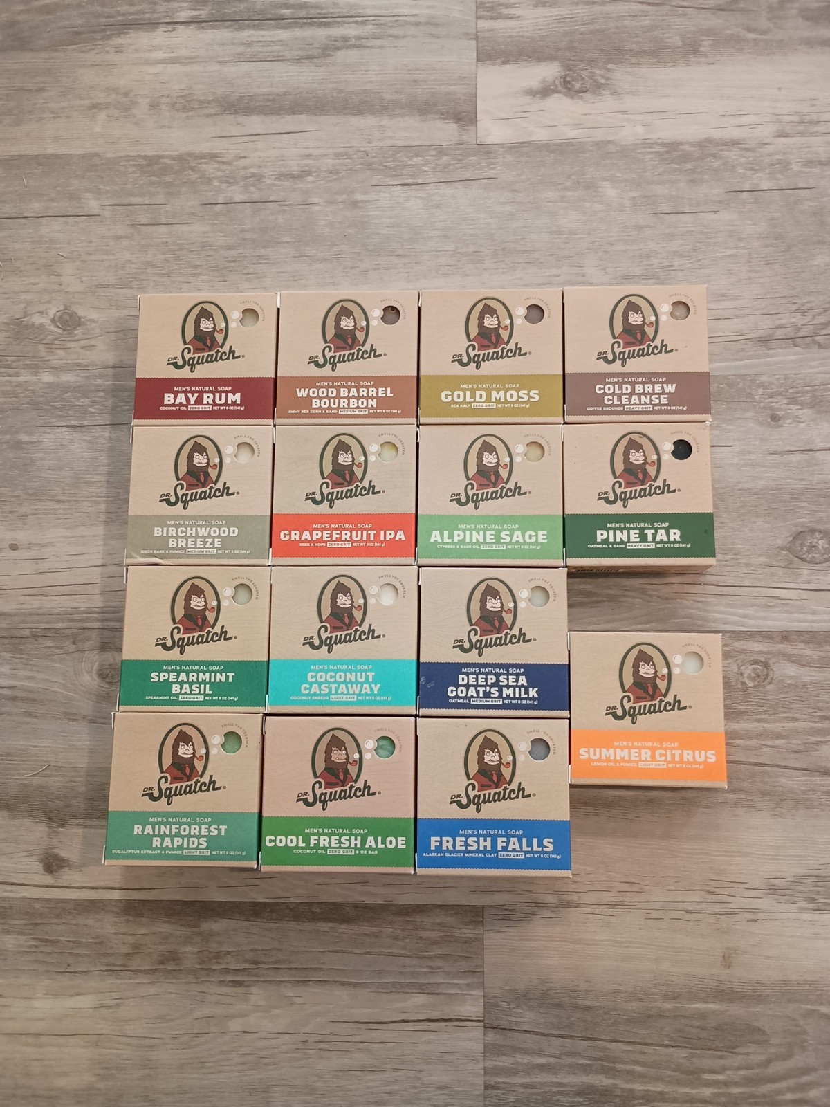 DR. Squatch Variety Soap Lot Of 15 New Assorted Scents Great Gift Or Keep