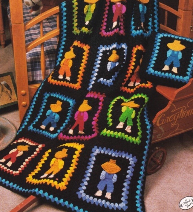 ~Crochet Annie Attic “OVERALL SAM”Instruction Leaflet~