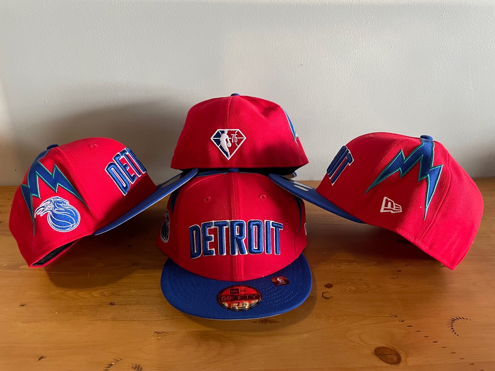 New Era DETROIT PISTONS CITY EDITION 59FIFTY FITTED (JUST IN) 60223810 RED