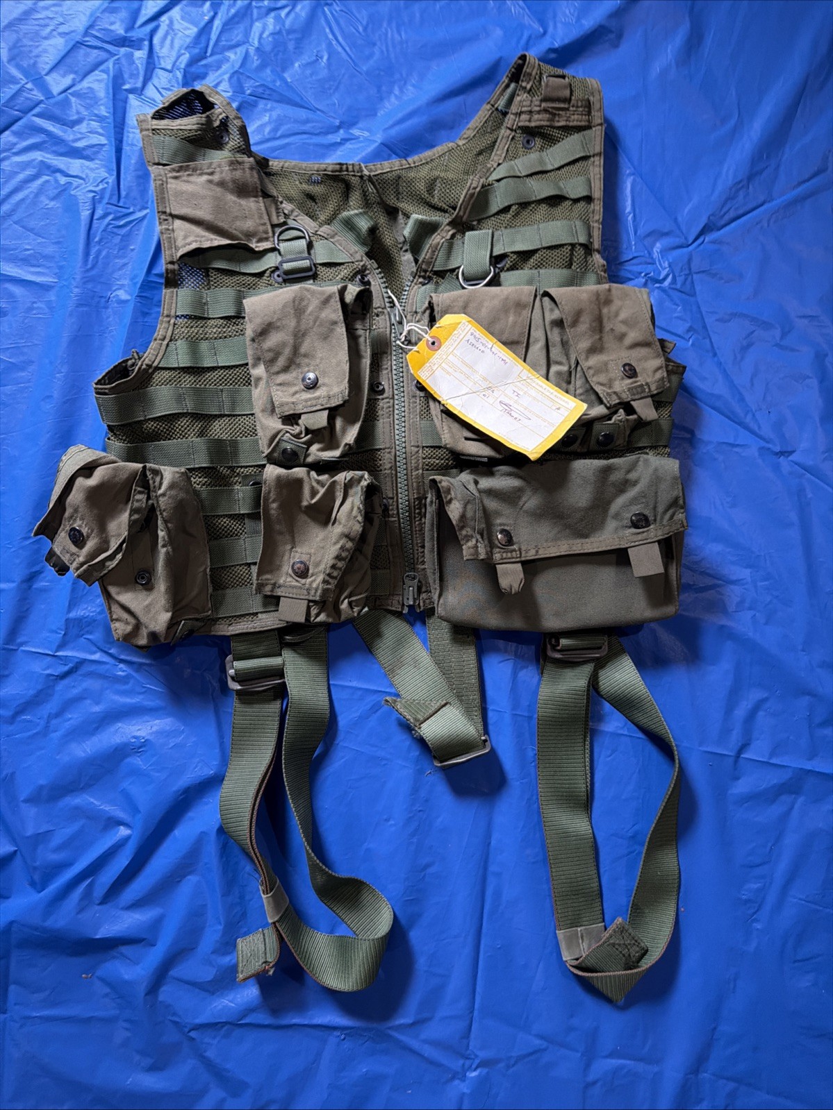 US Military Survival Vest Aircrew CWU-33 / P22P-18 Surplus OD Aviation