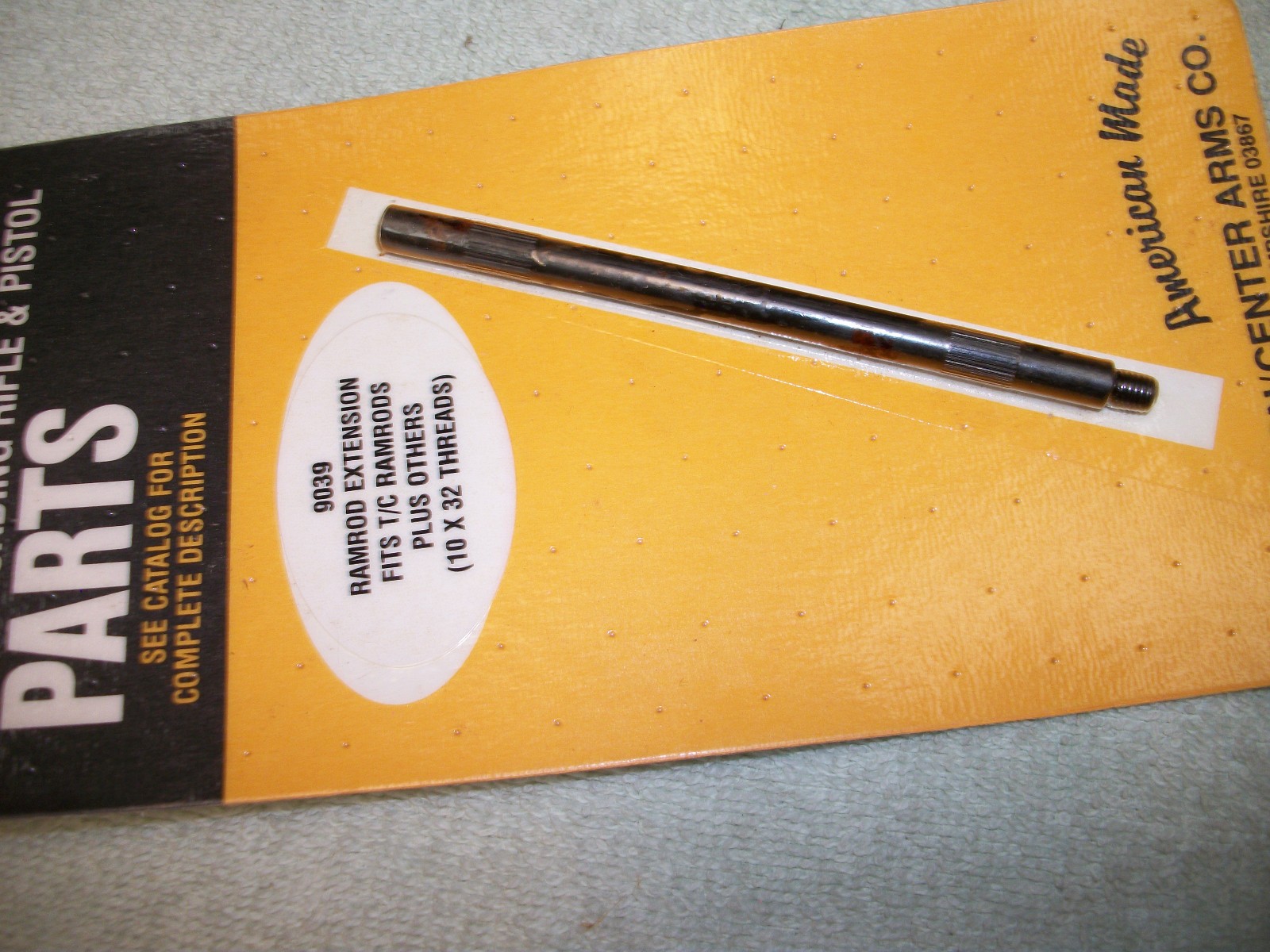 Thompson Center Arms Ramrod Extension T/C #9039 Muzzle Loader 10x32 thread