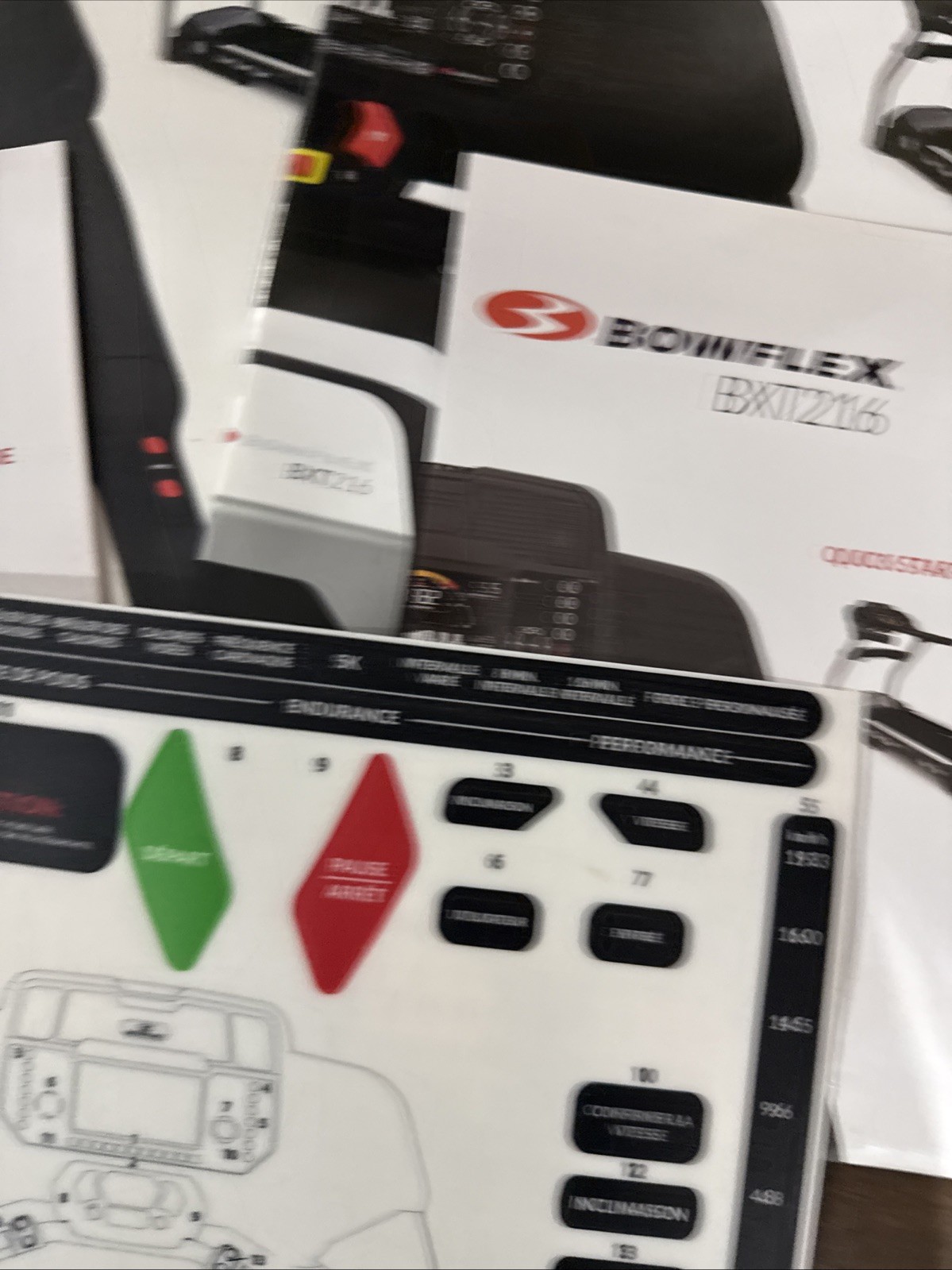 Bowles XT216 manual Set And Stickers