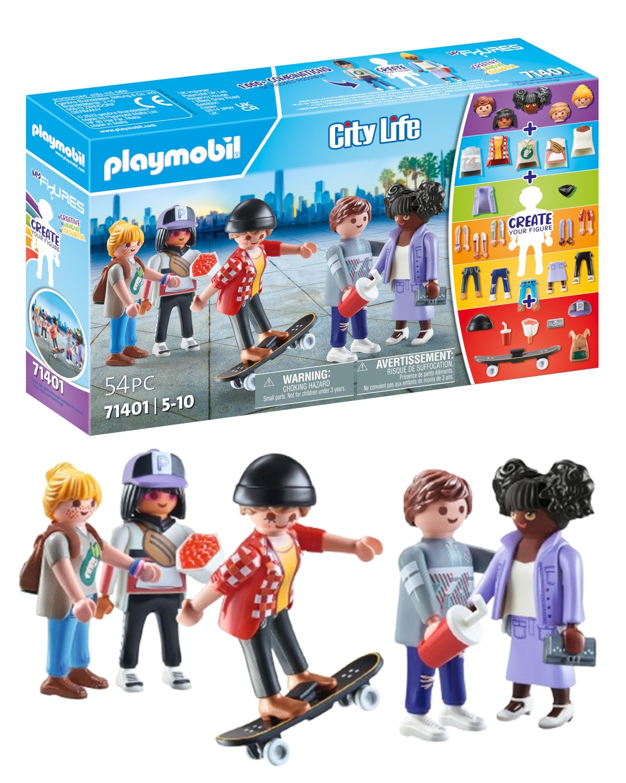 Playmobil My Figures City Life Fashion Creativity And Craft 54 pc Ages5-10 71401