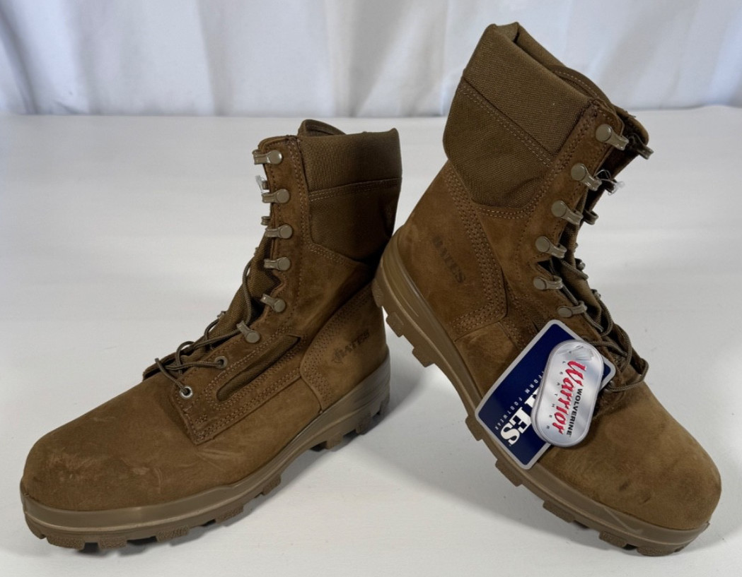 Bates Wolverine Warrior GoreTex Tactical MIlitary Combat Boots Tan Size 7