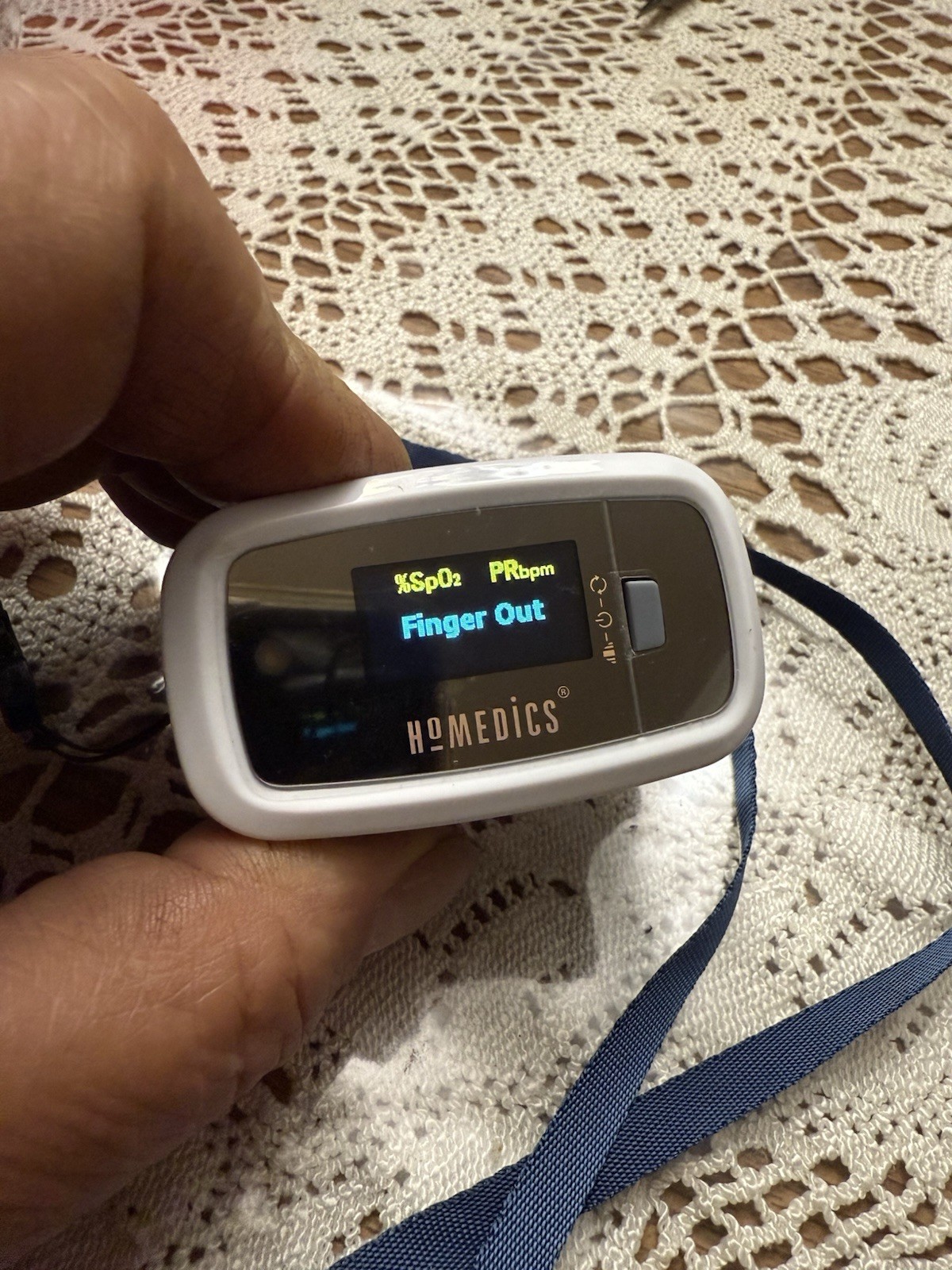 PULSE OXIMETER ~ HOMEDiCS® model CMS50D1A ~ works great