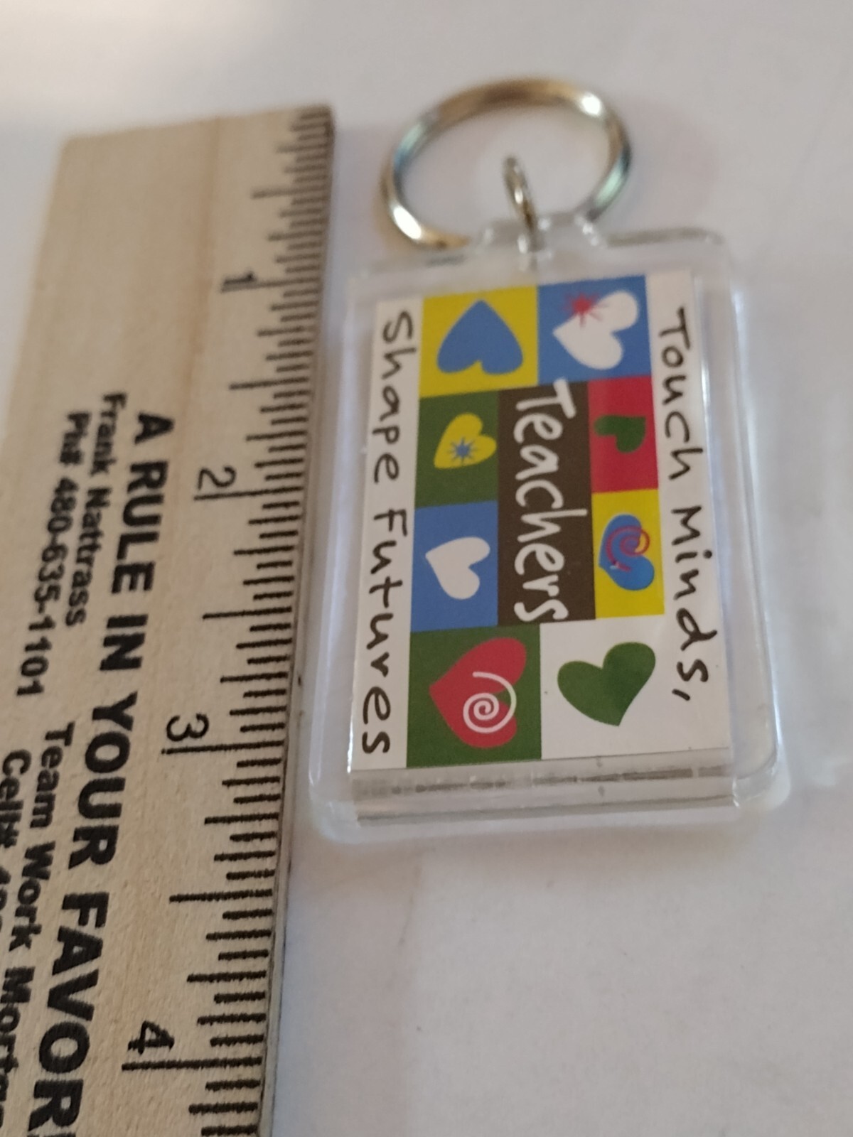 Touch Minds, Shape Futures Teachers Keyring