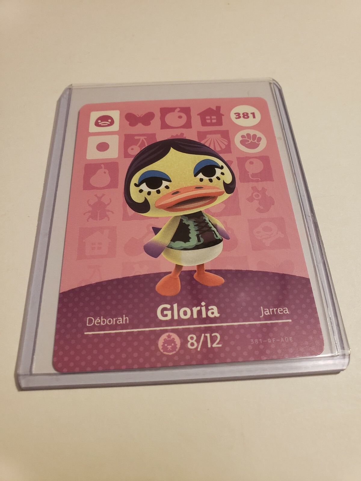 Gloria # 381 Animal Crossing Amiibo Card Horizon Series 4 MINT NEVER SCANNED!
