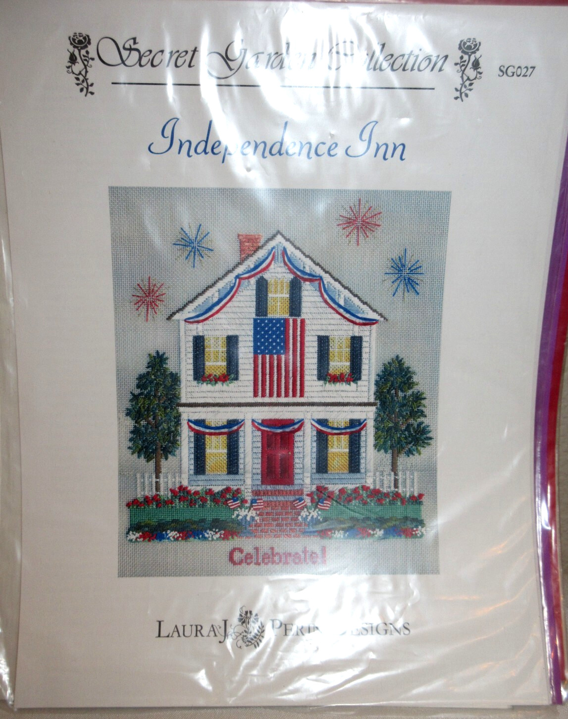 Laura Perin INDEPENDENCE INN Needlepoint Pattern