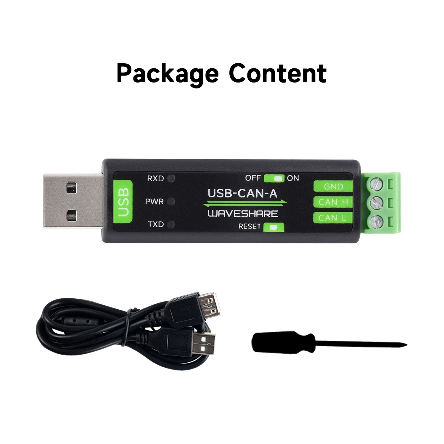 Waveshare USB to CAN Adapter Model A STM32 Chip Solution Multiple Working modes