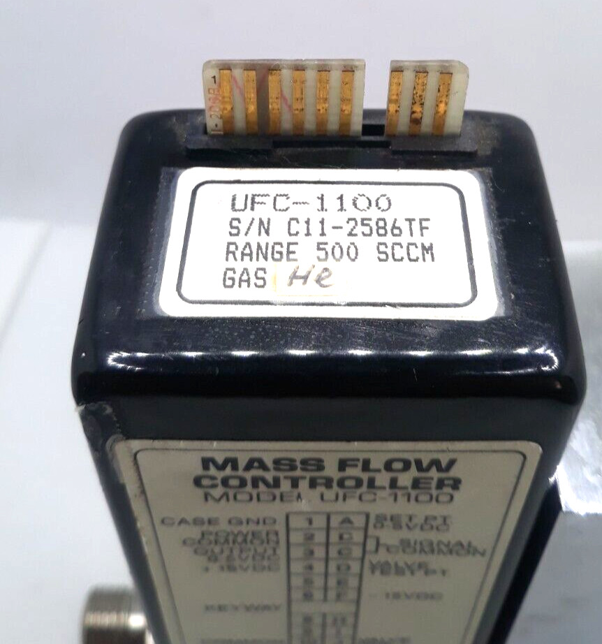 Unit UFC-1100 Mass Flow Controller Range 500 SCCM Gas He