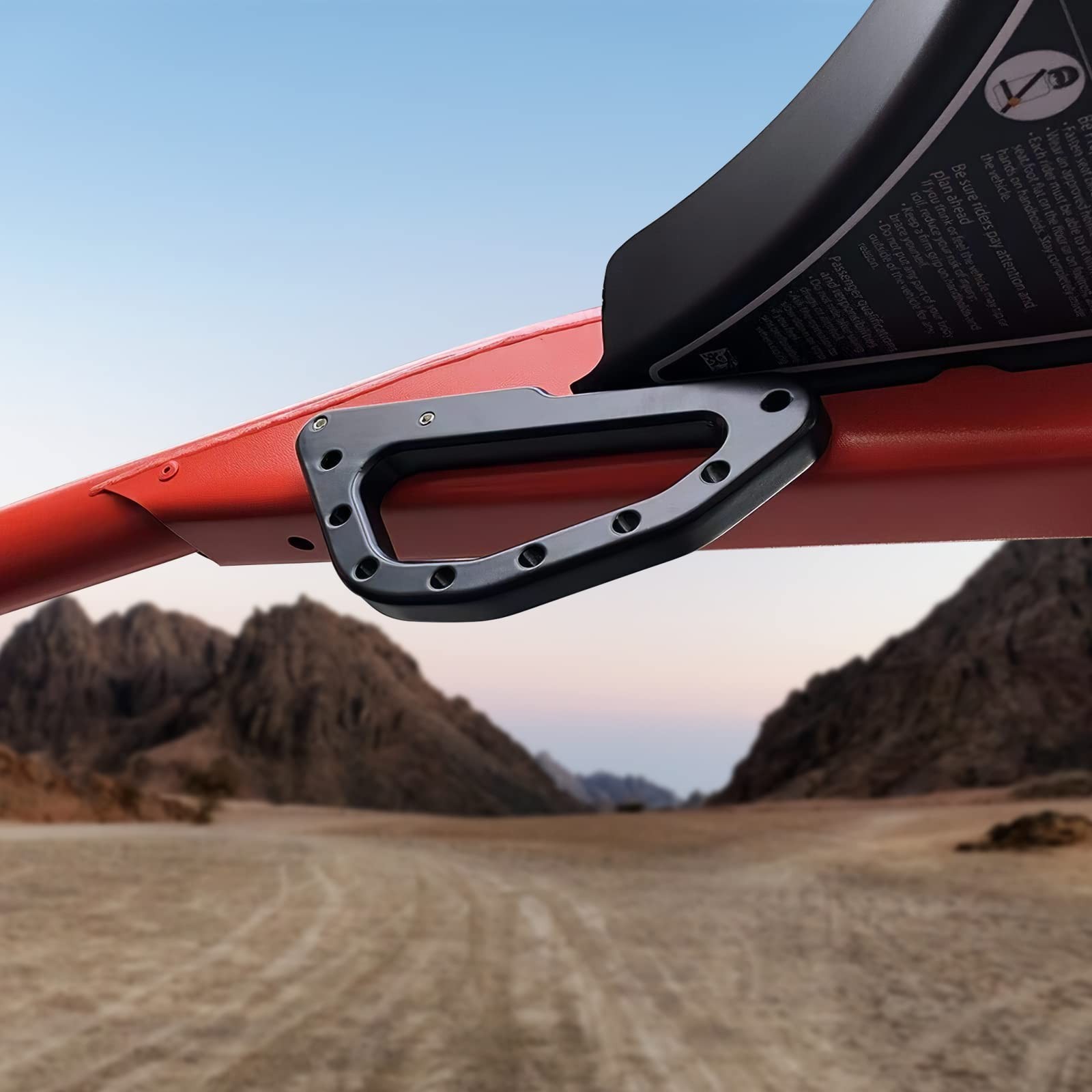 KEMIMOTO UTV X3 Grab Handles Roll Bar Aluminum Compatible Black