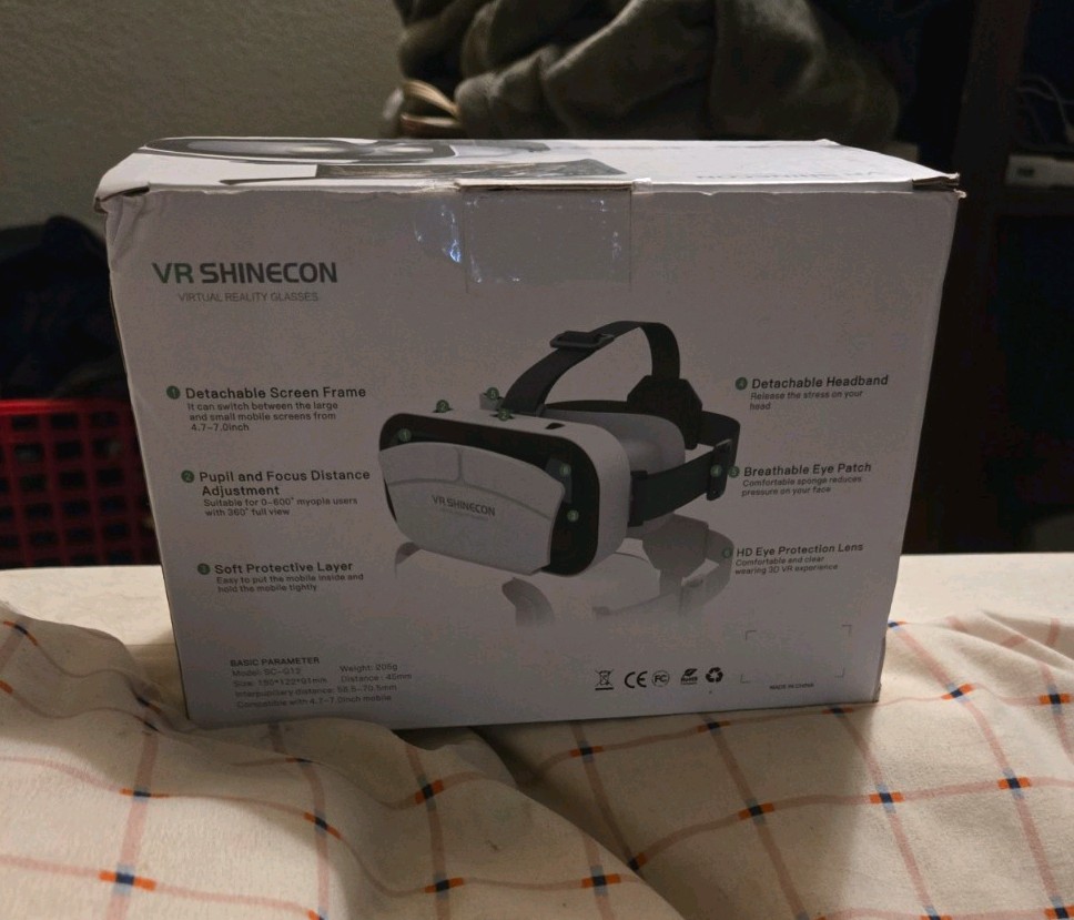 VR Shinecon Virtual Reality Glasses Unopened