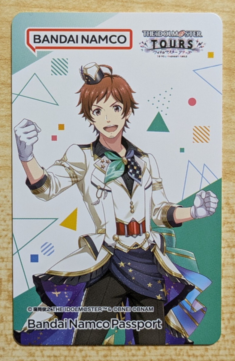 SHIPS FROM USA Bandai Namco BANAPASSPORT Card The Idolmaster Tours bana passport