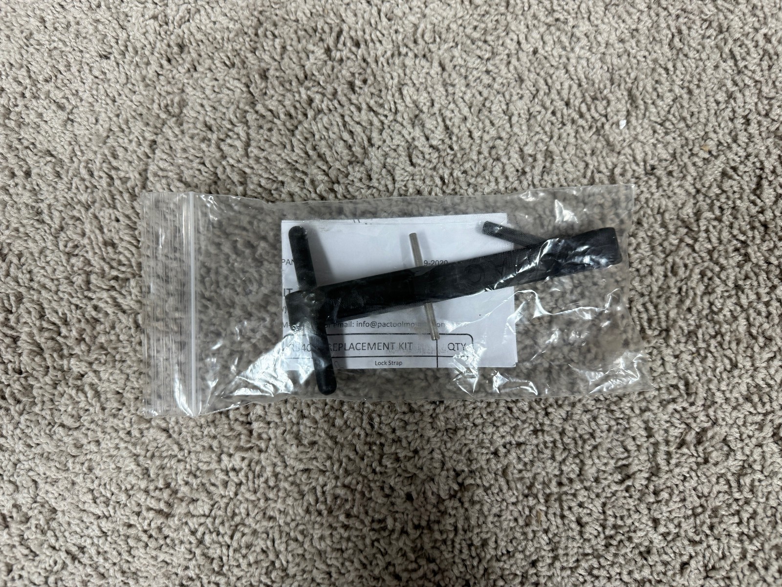 PAC Handlelok Strap Replacement Kit - Black - RS4013B