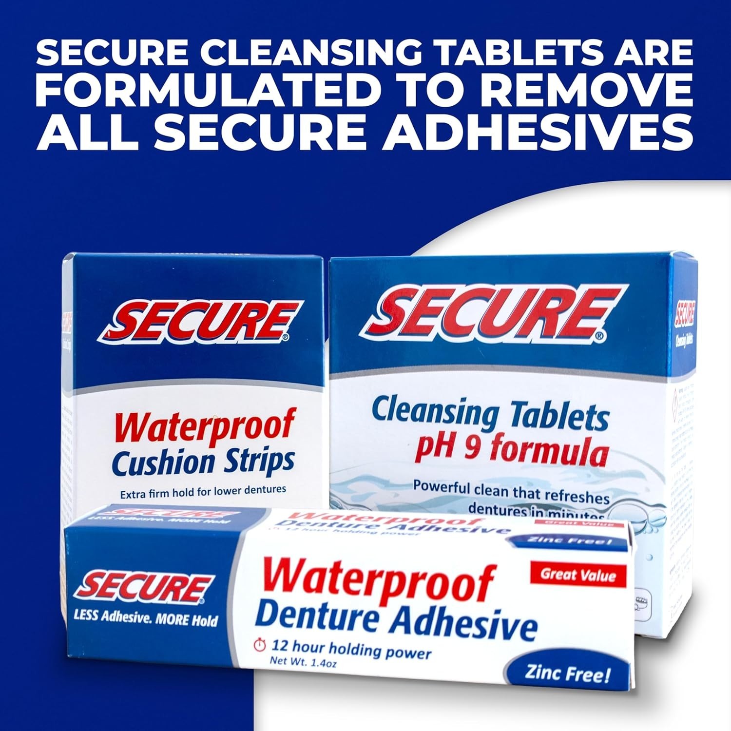 Denture Adhesive Waterproof 1.4 oz