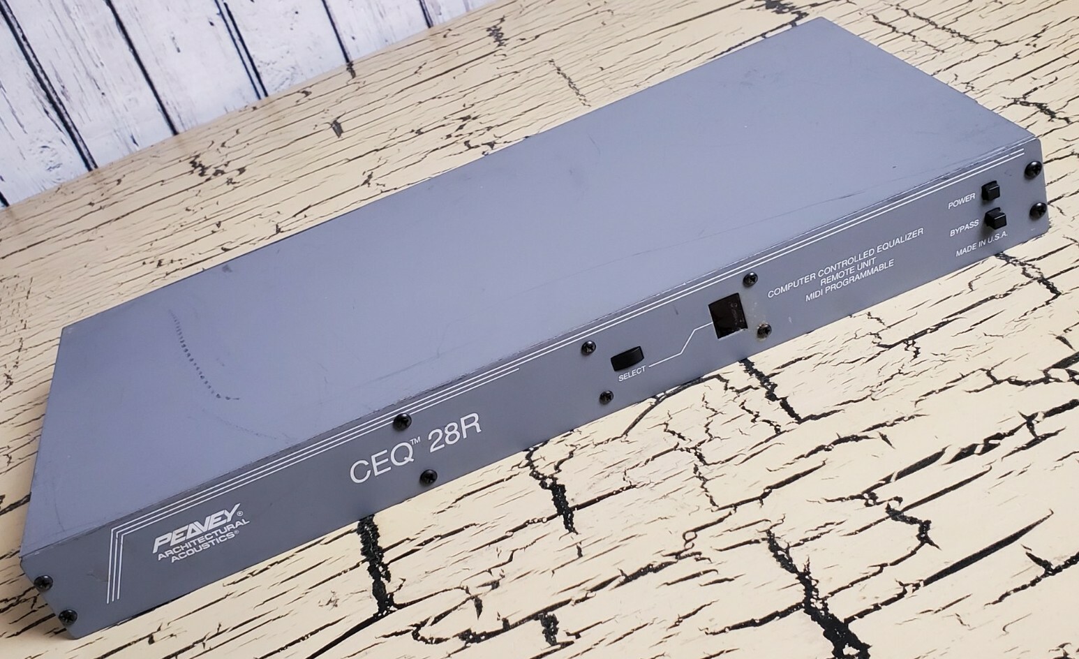 Peavey CEQ 28R Computer Controlled Equalizer Remote Unit Midi Digital USA As Is