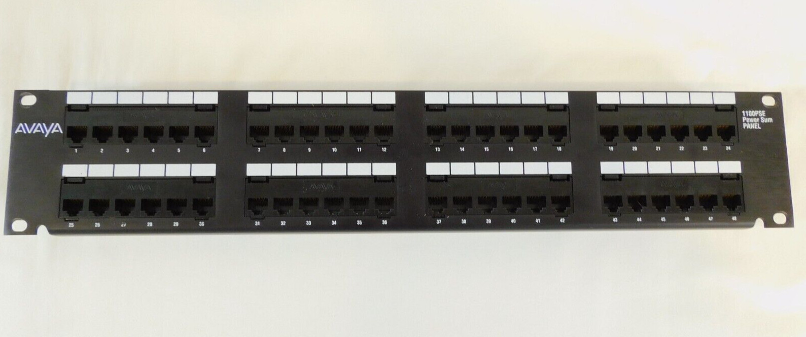 Avaya Power Sum 1100PSE 48 Cat5e Port Patch Panel - EXCELLENT CONDITION