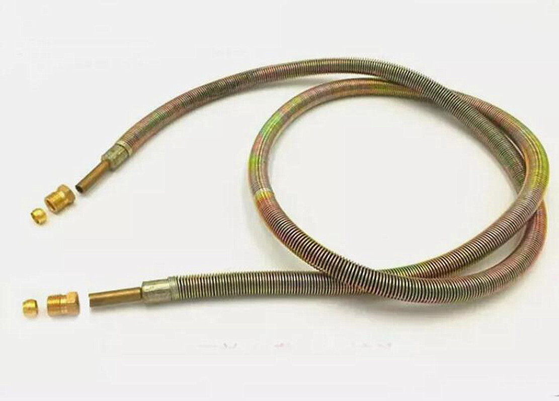 Bridgeport Milling Machine Oil Tube Line Metal Spring Cloth Sheath Hose 650*4mm