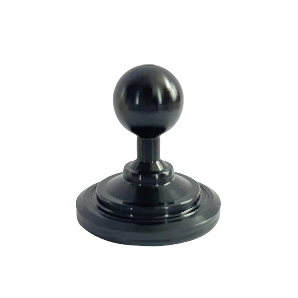 NovelGoal Aluminum Alloy Adhesive Ball Base, 17mm Head Stand Base Black