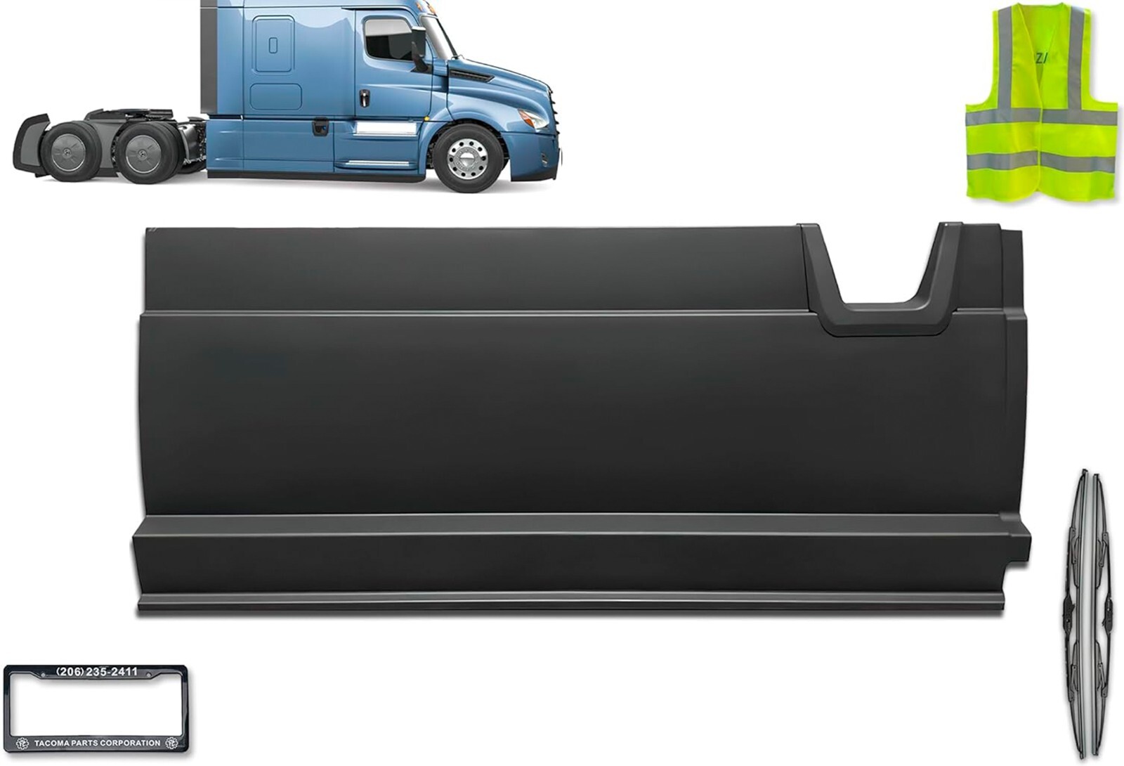 Middle Fairing Panel w/ Opening Right Passenger Side Freightliner Cascadia 2018+