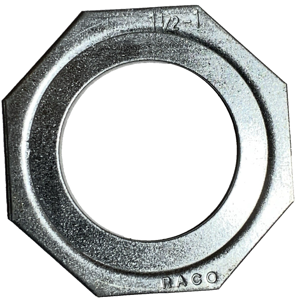 6 NEW RACO REDUCING WASHER  1 1/2" TO 1" CONDUIT SIZE.  #52AW43