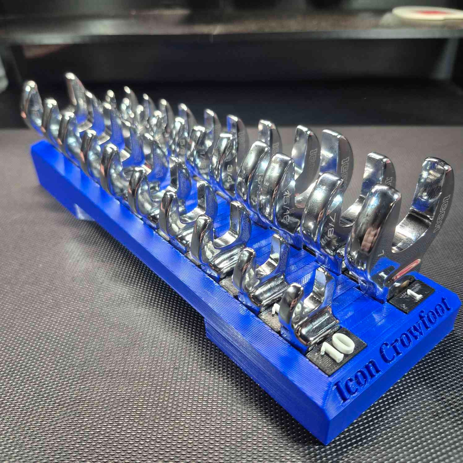 Compact holder for Icon Crowfoot Wrench Set Metric/Sae Magnetic