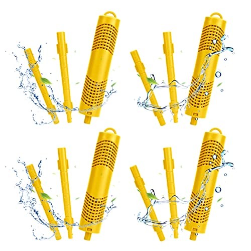 Spa Mineral Stick 4 Pack Hot Tub Filter with 4 Months Lifetime 4Pcs (Yellow)