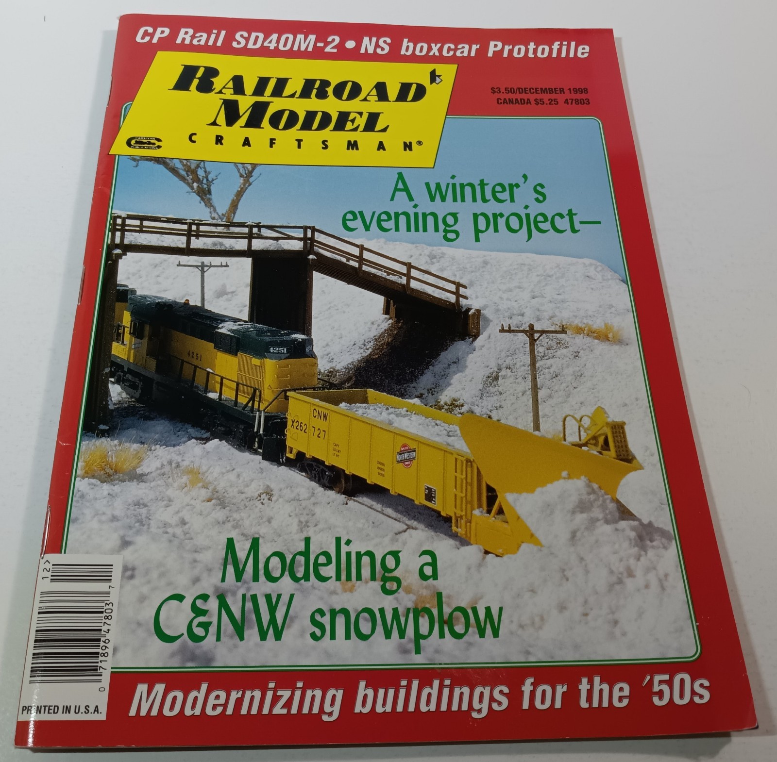 Railroad Model Craftsman Magazine (December, 1998)