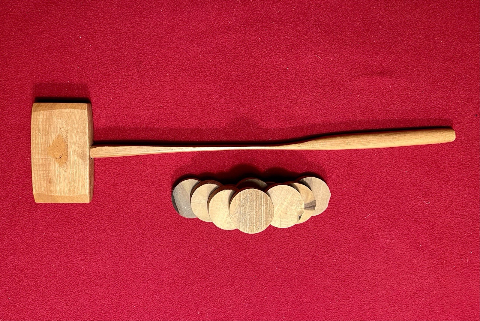 Vintage Bourbon Barrel Bung Mallet Hammer