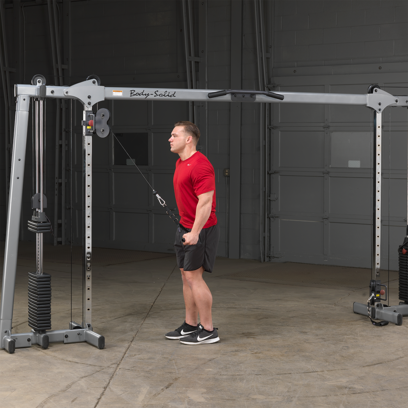 Body Solid Deluxe Cable Crossover GDCC250 Selectorized Home Gym Exercise Station