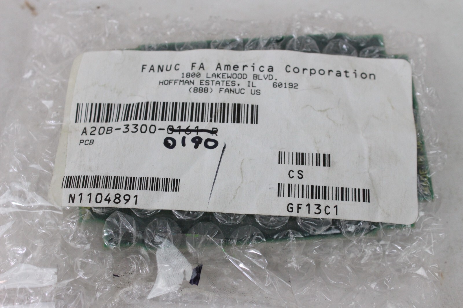 Fanuc A20B-3300-0190 PC Board Display Control Module MDI A350-3300-1194/01 244H