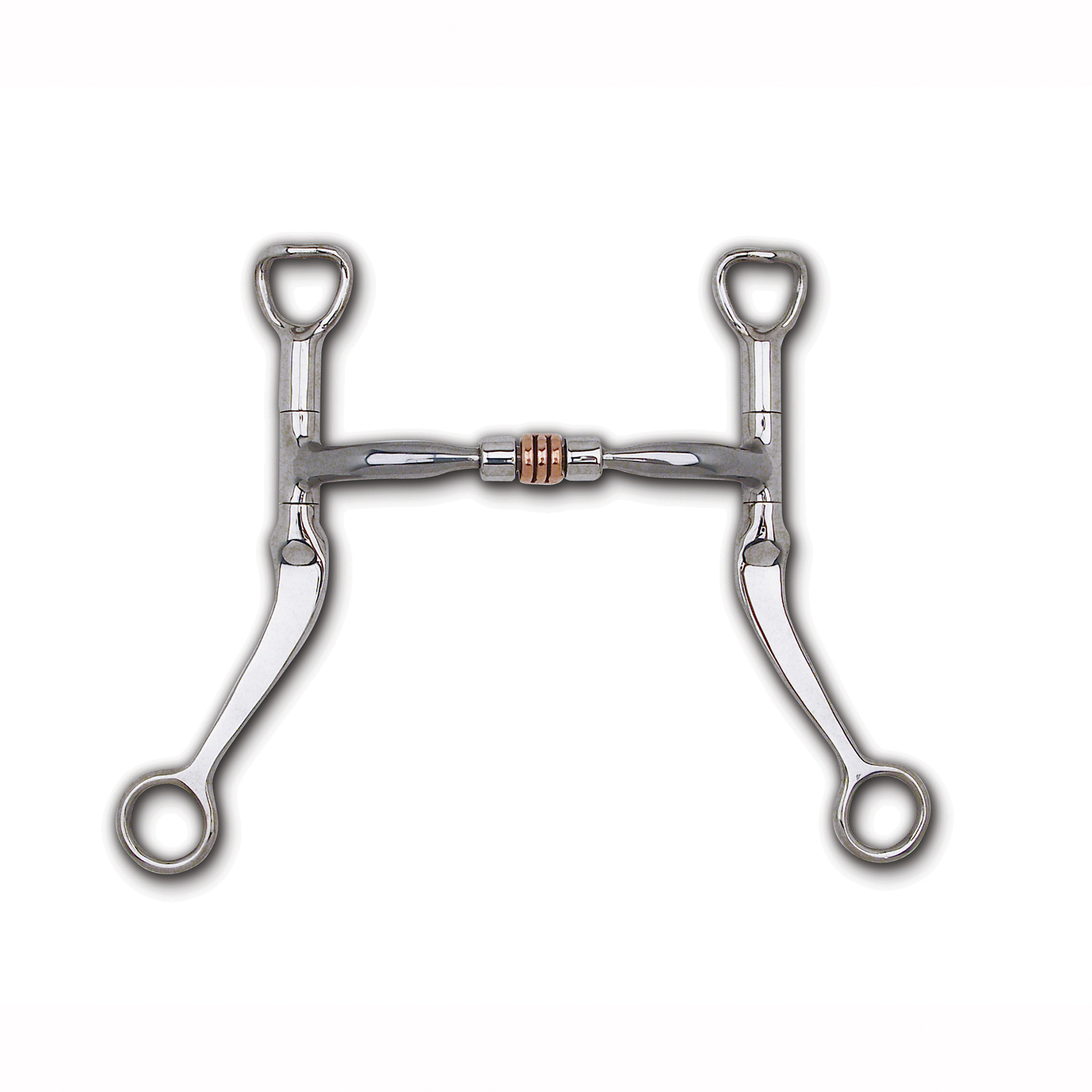 Myler Flat Shank with Comfort Snaffle Copper Roller MB 03