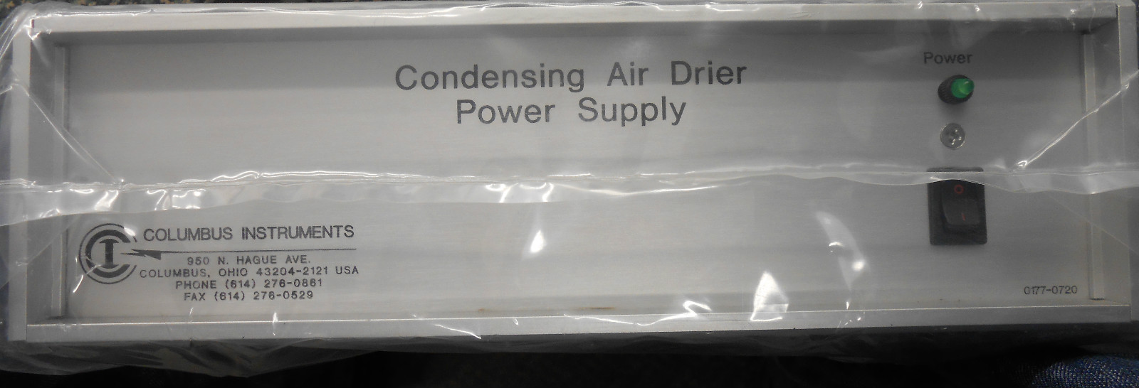 Columbus Instruments,Condensing Air Drier Power Supply, #Condenser Supply 115VAC