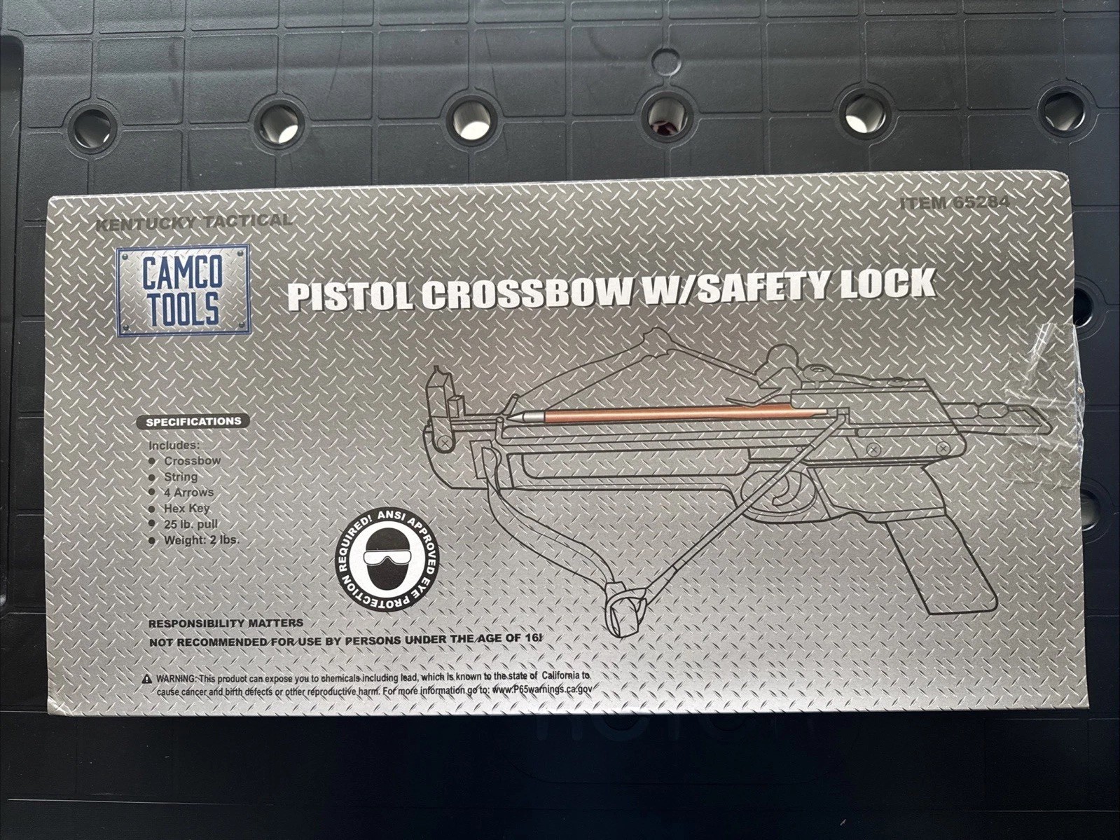 CAMCO TOOLS PISTOL CROSSBOW WITH SAFETY LOCK #65284 Brand New Sealed