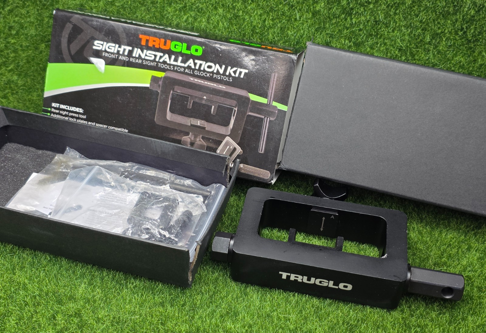 TRUGLO #TG970GR Rear/Front Night Sight Installation Tool for Glock Pistols